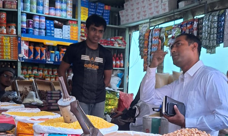 মুন্সীগঞ্জে বাজার মনিটরিংয়ে জরিমানা আদায়
