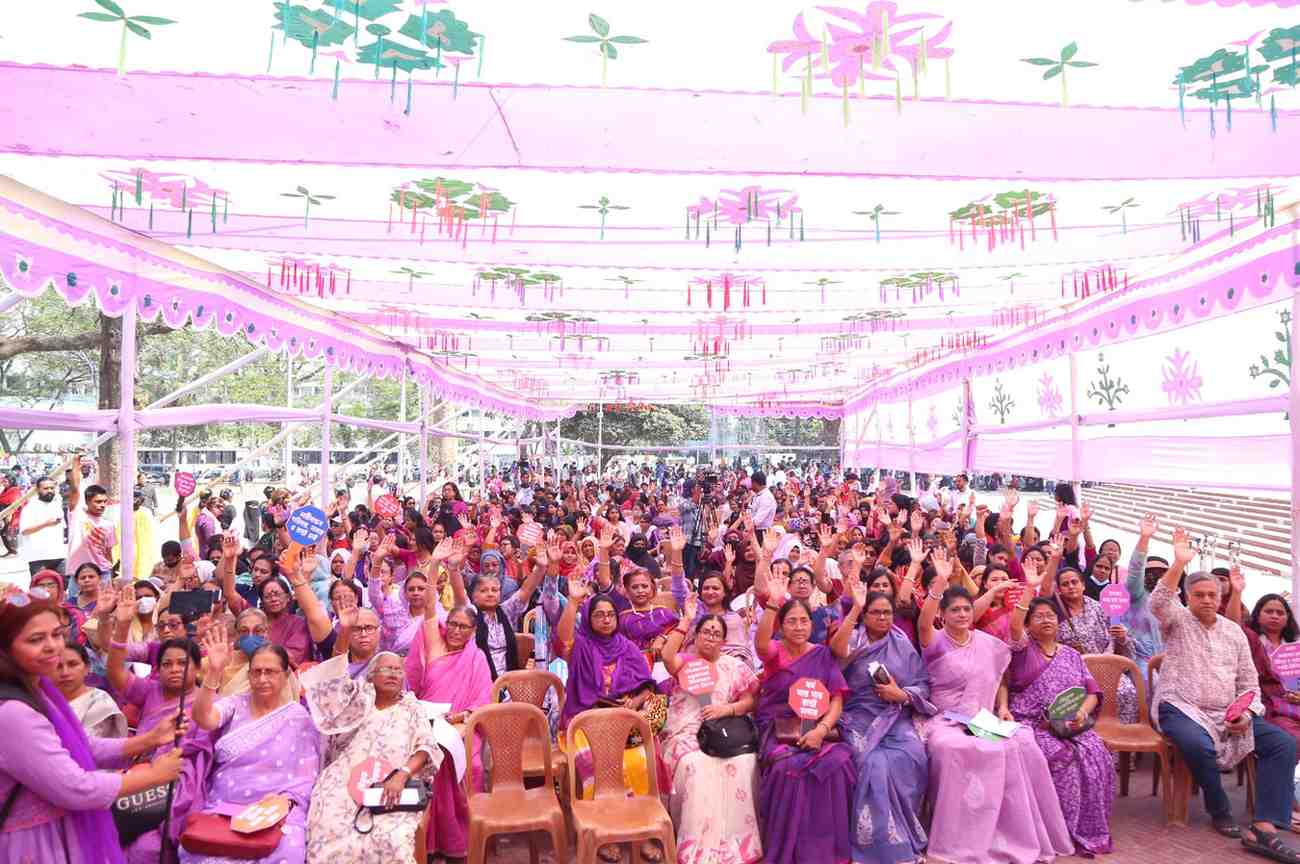 নারী দিবস উপলক্ষে সামাজিক প্রতিরোধ কমিটির সমাবেশ, সাংস্কৃতিক অনুষ্ঠান ও র‌্যালি