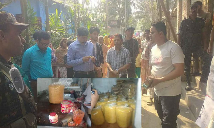 রংপুরে সেমাই তৈরির ২ কারখানাকে জরিমানা