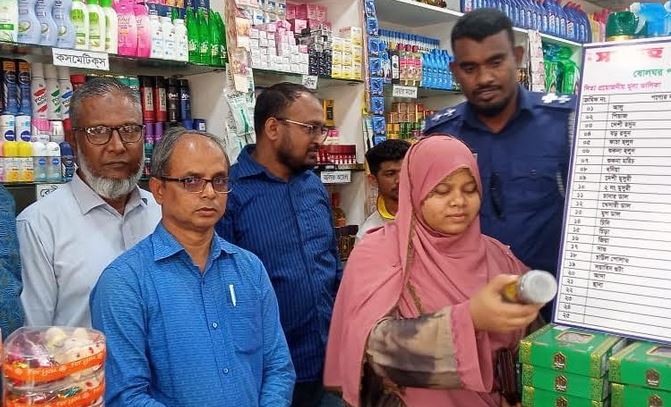 সুনামগঞ্জে ৫ ব্যবসা প্রতিষ্ঠানকে জরিমানা