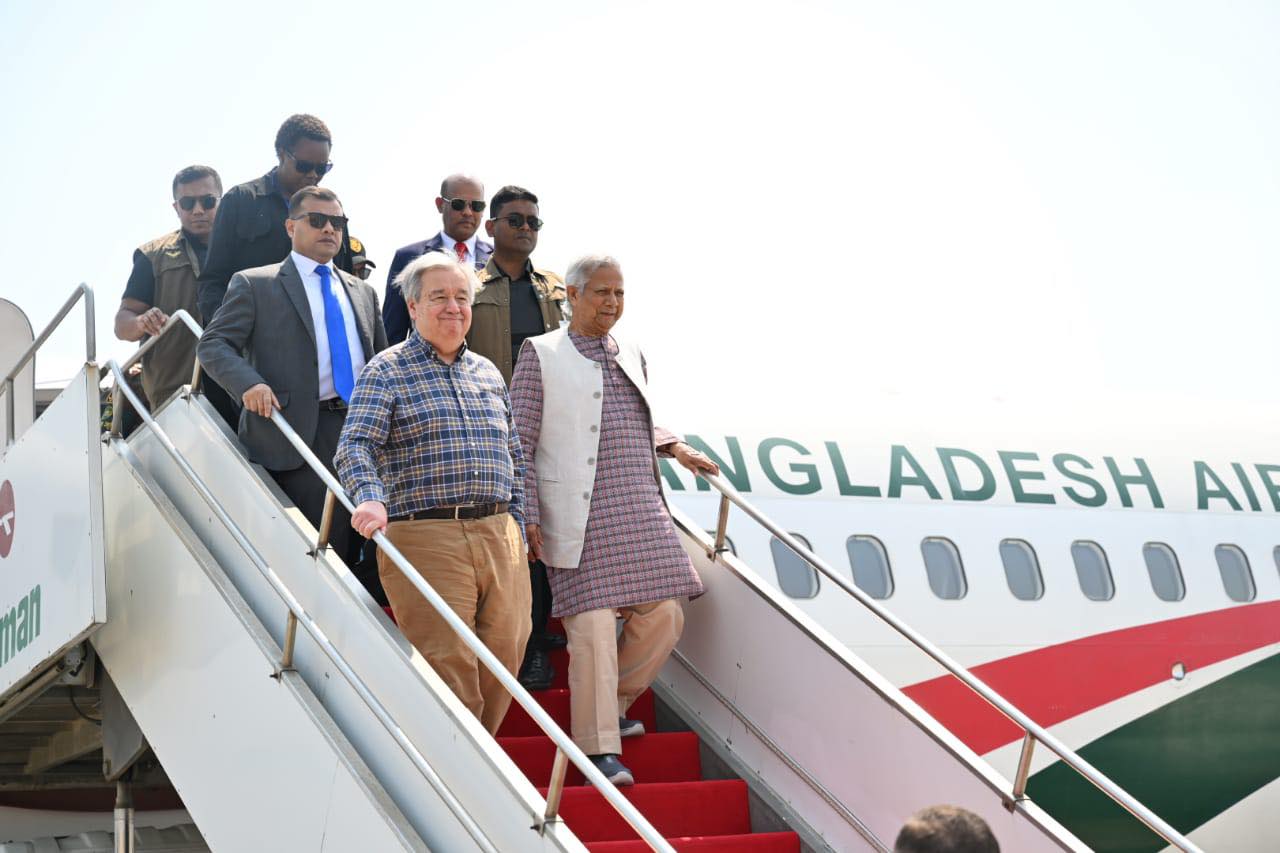 গুতেরেস উখিয়ায় রোহিঙ্গা শরণার্থী শিবিরে পৌঁছেছেন