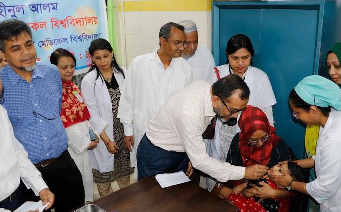 বিএসএমএমইউ’তে ভিটামিন ‘এ’ প্লাস ক্যাম্পেইন 