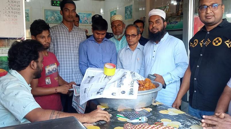 সুনামগঞ্জে মিষ্টি তৈরির তিনটি প্রতিষ্ঠানকে জরিমানা