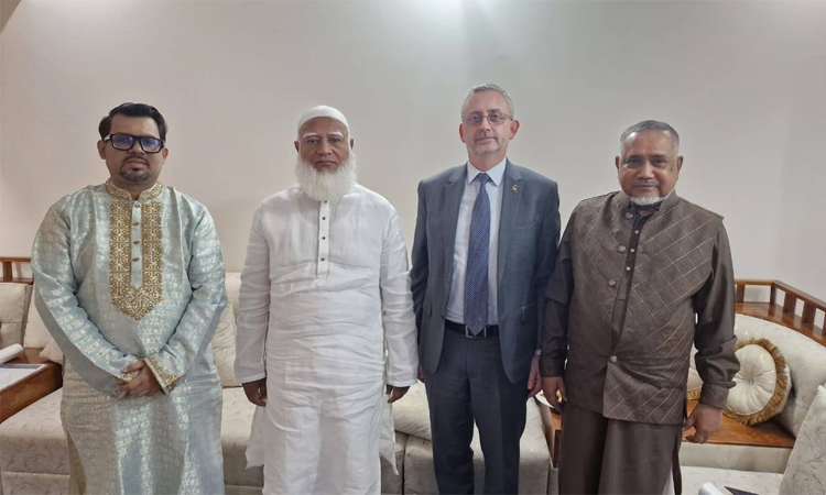 জামায়াতের আমিরের সাথে ইইউ এ্যাম্বাসডরের বৈঠক