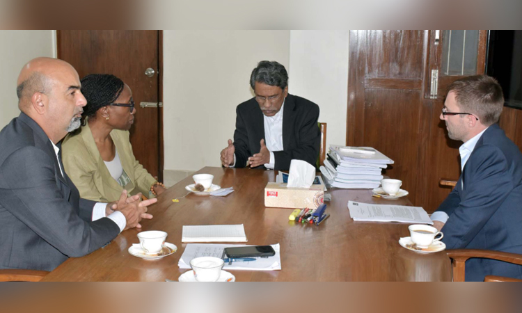 ‘ইন্টারন্যাশনাল ক্রাইসিস গ্রুপ’-এর সঙ্গে বৈঠক করেছেন অধ্যাপক আলী রীয়াজ