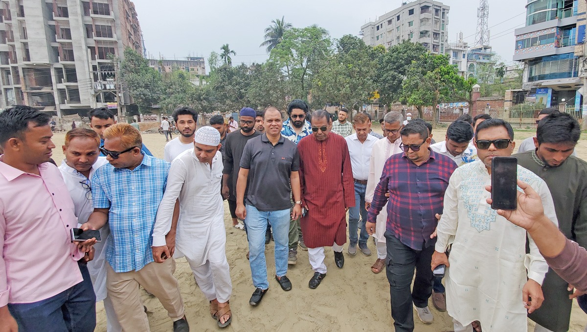 বগুড়ায় কনসার্টের ভেন্যু নির্বাচনে ‘সবার আগে বাংলাদেশ’ প্রতিনিধিদল