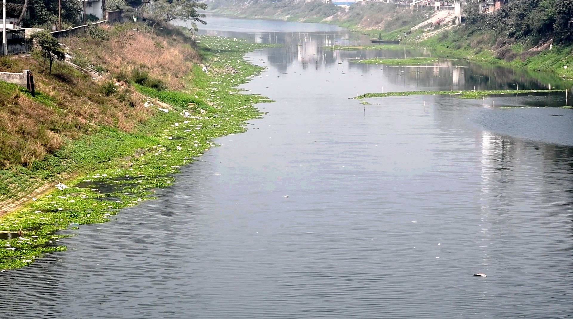 দখল আর দূষণে হারিয়ে যাচ্ছে নওগাঁর ছোট যমুনা নদী