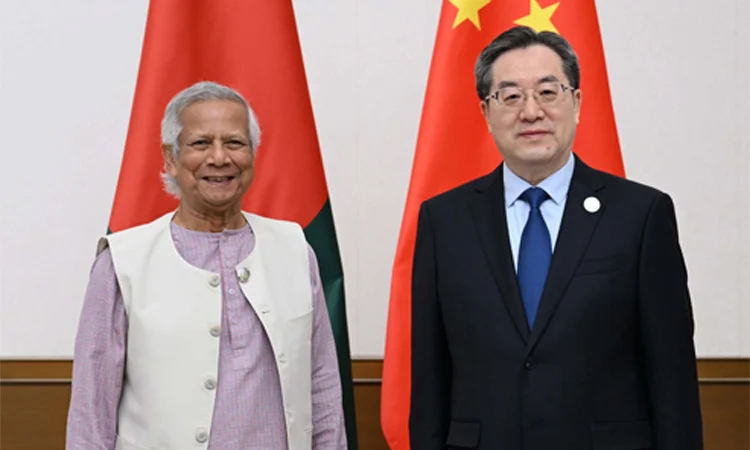 প্রধান উপদেষ্টার সঙ্গে চীনের নির্বাহী উপ-প্রধানমন্ত্রীর সাক্ষাৎ