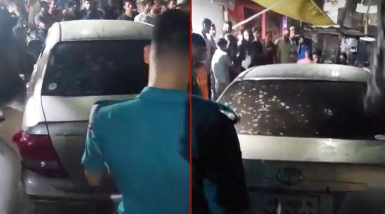 চট্টগ্রামে প্রাইভেটকার আটকে ব্রাশফায়ার, নিহত ২
