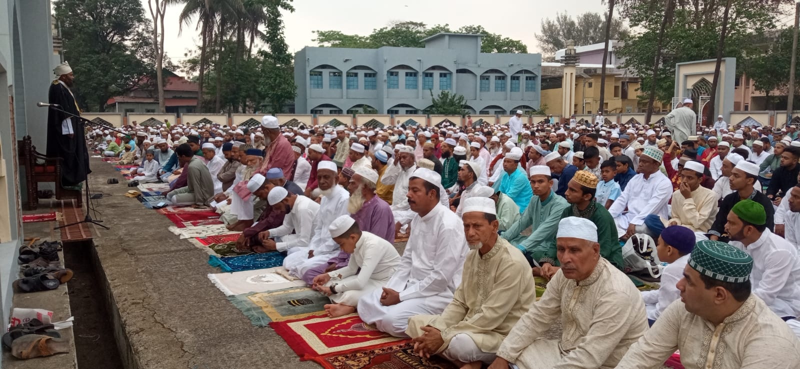 সুনামগঞ্জে ৪১০০ ঈদের জামাত অনুষ্ঠিত