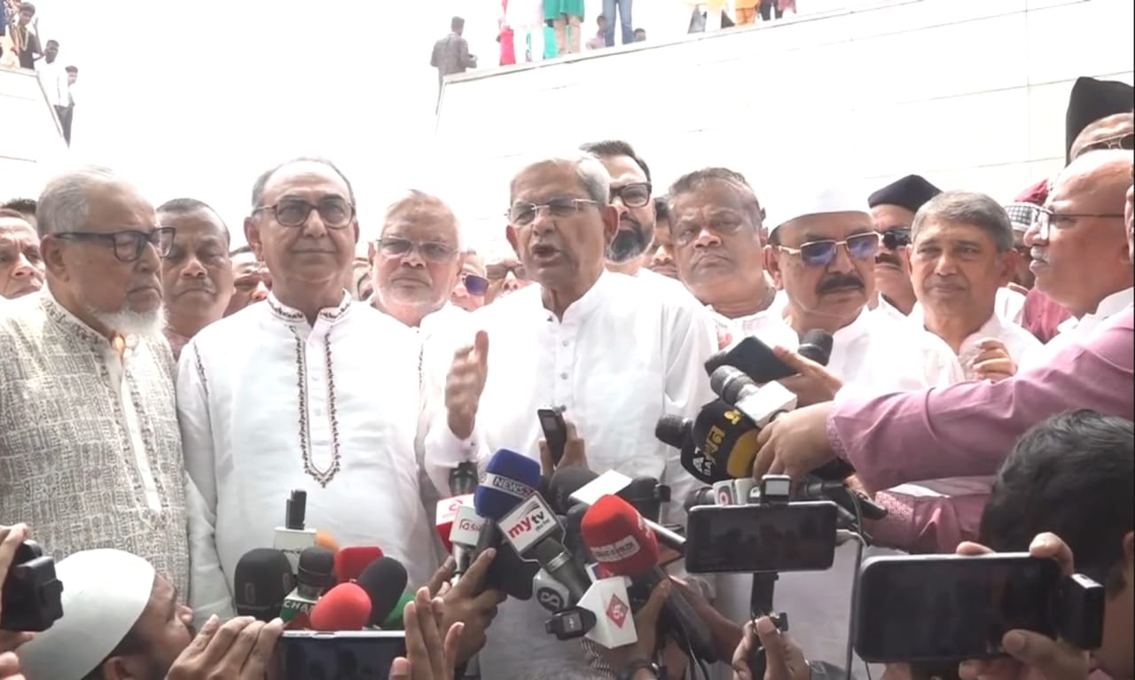আমরা মুক্ত পরিবেশে ঈদ পালন করছি: মির্জা ফখরুল