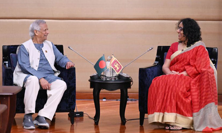 প্রধান উপদেষ্টার সঙ্গে শ্রীলঙ্কার প্রধানমন্ত্রীর দ্বিপাক্ষিক বৈঠক