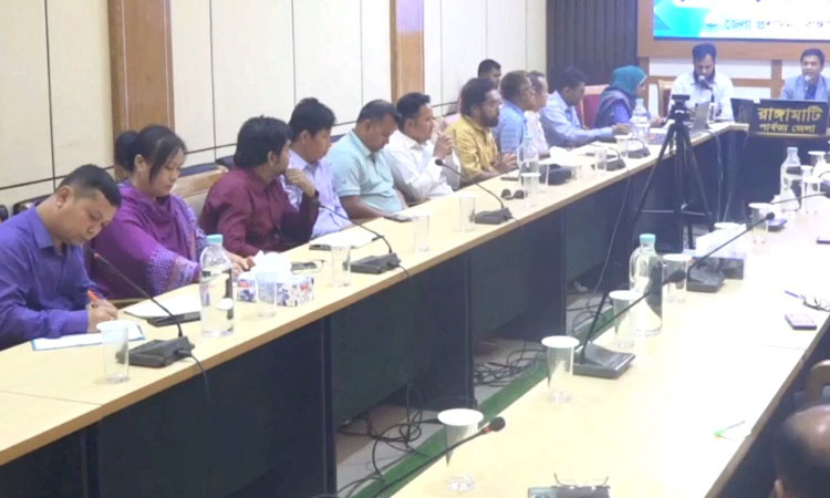 মানসম্মত শিক্ষা নিশ্চিতকরনে রাঙ্গামাটিতে মতবিনিময়