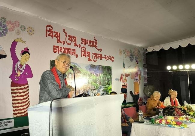 রাজধানীতে বিঝু, বৈসু, সাংগ্রাই, চাংক্রান, বিষু মেলার উদ্বোধন পার্বত্য উপদেষ্টার 