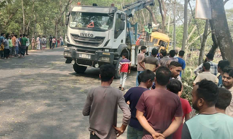 ফরিদপুরে  সড়ক দুর্ঘটনায়  নিহত-২