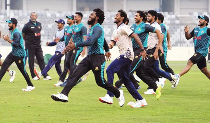 জিম্বাবুয়ে টেস্টকে সামনে রেখে অনুশীলনে ব্যস্ত বাংলাদেশ ক্রিকেট দল