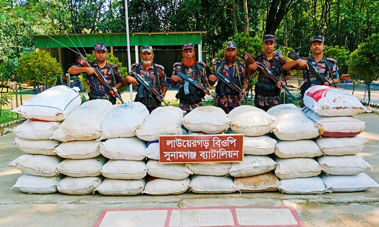 সুনামগঞ্জ সীমান্তে ২ হাজার ২২০ কেজি ভারতীয় ফুসকা জব্দ
