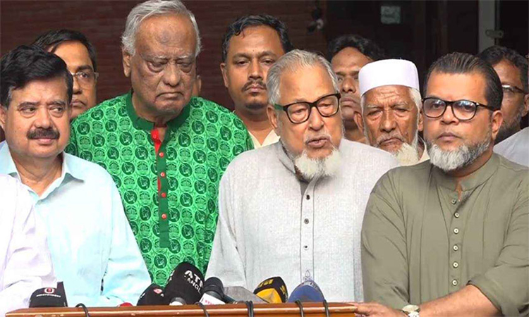 নির্বাচনের জন্য সরকারের বিরুদ্ধে আন্দোলনের প্রয়োজন নেই : নজরুল ইসলাম খান
