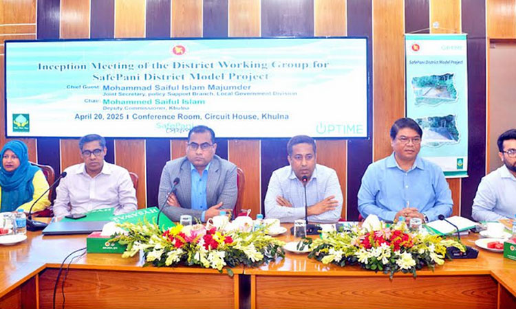 খুলনা জেলা ওয়ার্কিং গ্রুপের সভায় নিরাপদ পানি সরবরাহ নিশ্চিত করার তাগিদ