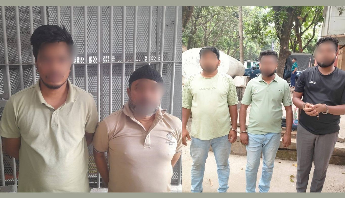 যাত্রাবাড়ী ও শাহবাগে ঝটিকা মিছিলে অংশগ্রহণকারী যুবলীগ ও নিষিদ্ধ ছাত্রলীগের ৫ সদস্য গ্রেফতার