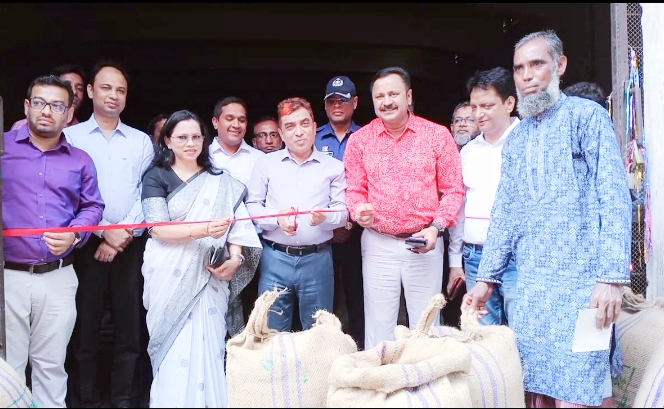 নেত্রকোনার হাওরাঞ্চলে  বোরো ধান চাল সংগ্রহ কার্যক্রমের উদ্বোধন 