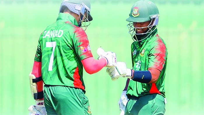 ফাহাদের বোলিং ও আবরারের সেঞ্চুরিতে সিরিজে সমতা ফেরাল যুবারা