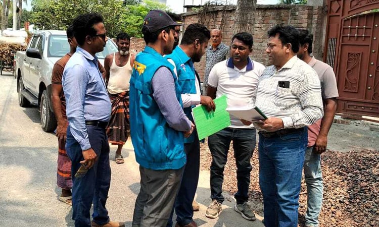 দৌলতপুর এলজিইডির কাজে দুদকের অভিযান