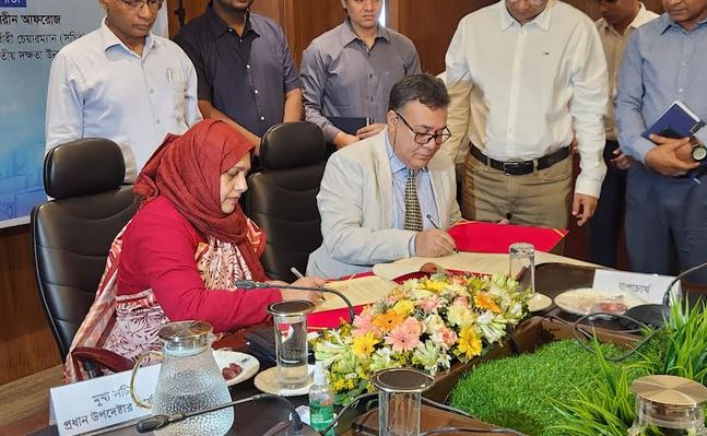 জাতীয় দক্ষতা উন্নয়ন কর্তৃপক্ষের সাথে জাতীয় বিশ্ববিদ্যালয়ের সমঝোতা চুক্তি স্বাক্ষর