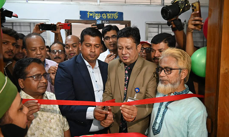 নারায়ণগঞ্জে জেনারেল হাসপাতালে স্পেশাল কেয়ার নিউবর্ন ইউনিট চালু 
