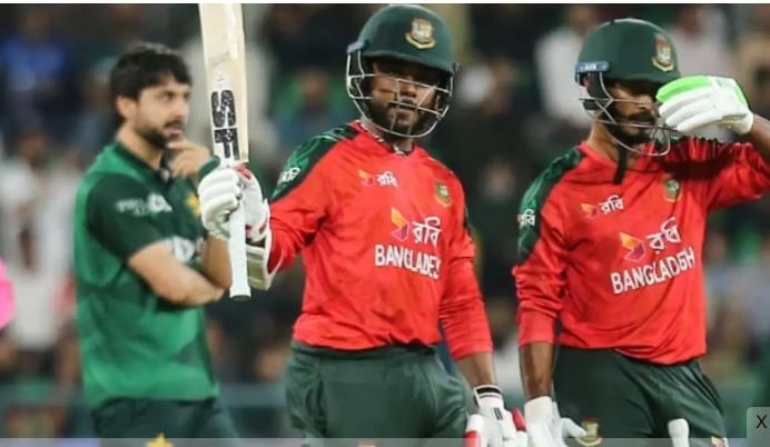 পাকিস্তানকে ১৯৭ রানের টার্গেট দিল বাংলাদেশ