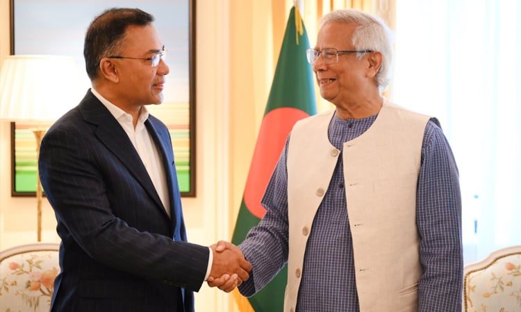 ড. ইউনূস ও তারেক রহমানের ‘ওয়ান টু ওয়ান’ বৈঠক শেষ