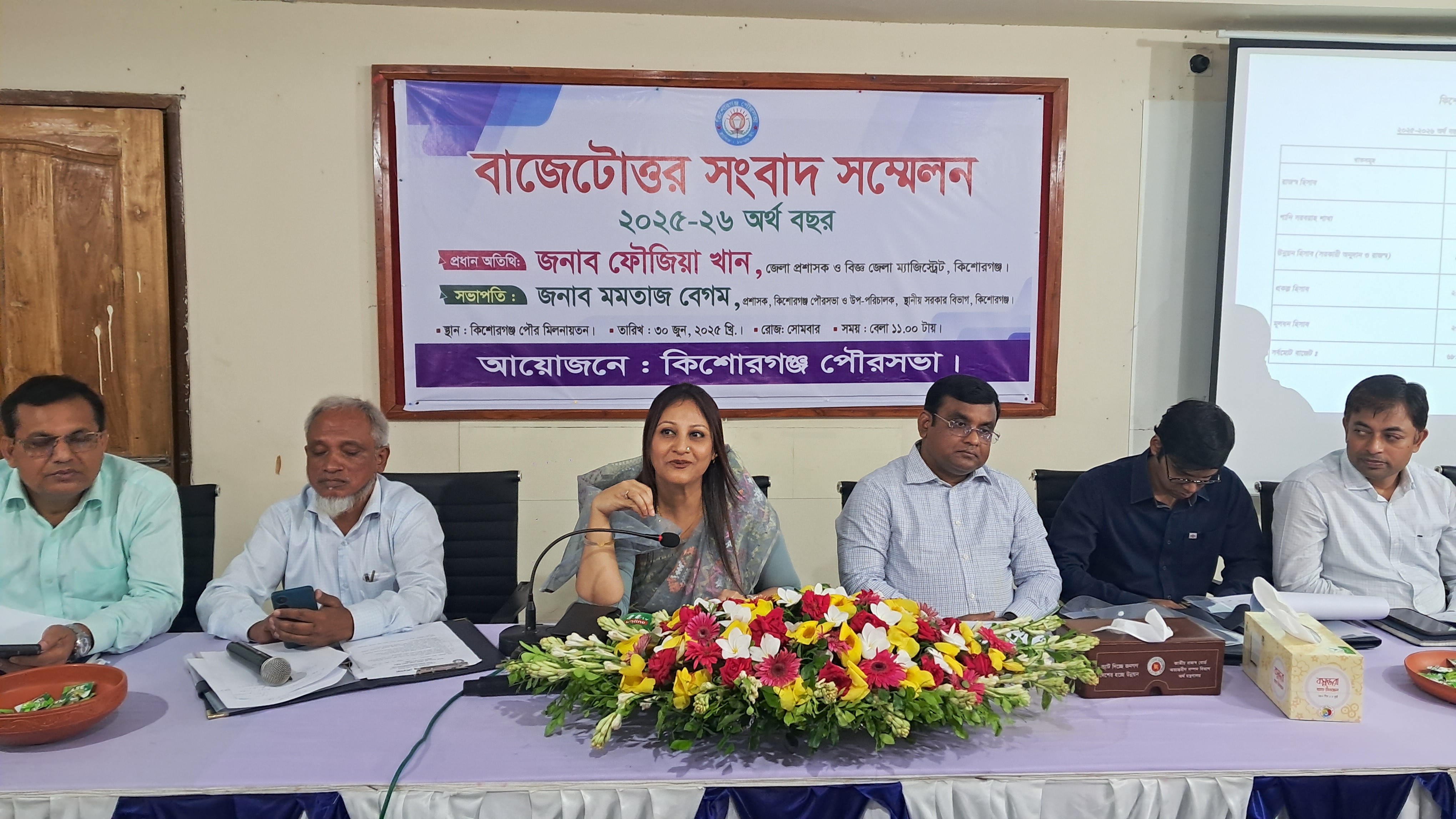 কিশোরগঞ্জ পৌরসভার ৬৮ কোটি টাকার বাজেট ঘোষণা