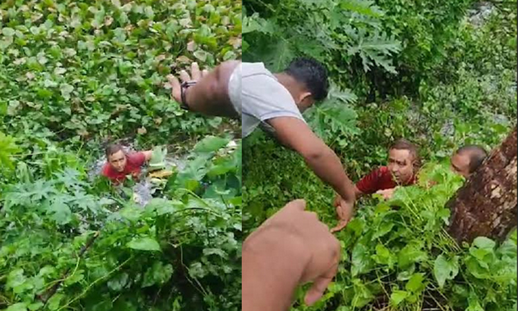 ডোবায় লাফ দিয়েও রক্ষা পেলেন না কেশবপুরের আওয়ামী লীগ নেতা রফিকুল