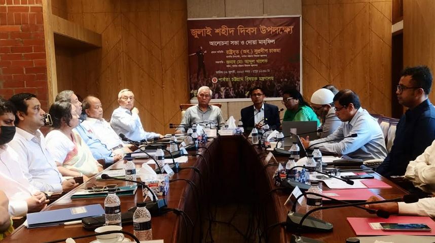জুলাই বিপ্লব সাম্য, মৈত্রী ও মানবিক অধিকার প্রতিষ্ঠা করেছে : পার্বত্য উপদেষ্টা