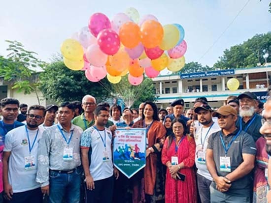 জুলাই গণ-অভ্যুত্থান উপলক্ষে টাঙ্গাইলে প্রতীকী ম্যারাথন অনুষ্ঠিত