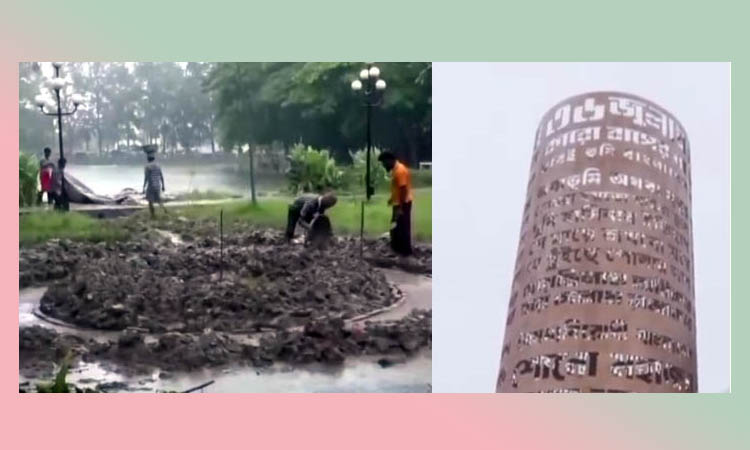 বরিশালে জুলাই শহিদদের স্মরণে নির্মাণ হচ্ছে স্মৃতিস্তম্ভ