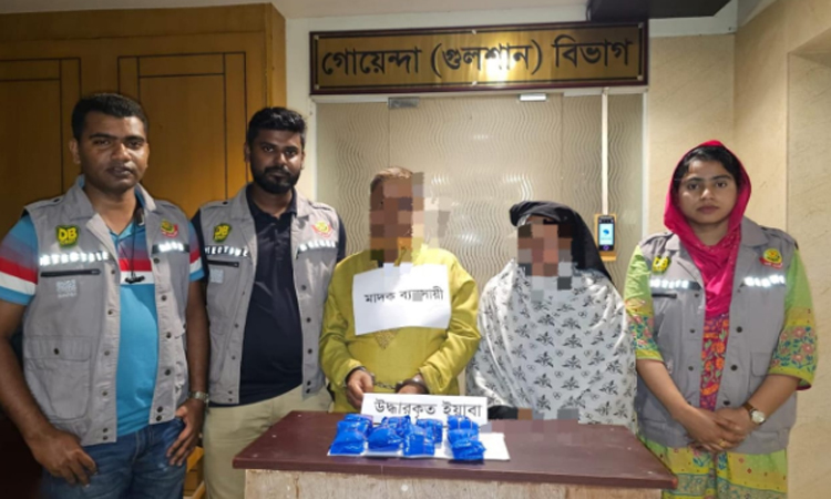 রাজধানীতে ইয়াবাসহ ২ মাদক কারবারি গ্রেফতার