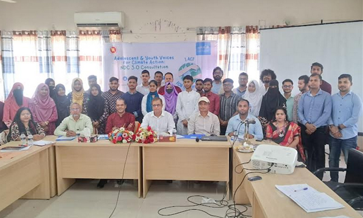 ভোলায় জলবায়ু-সহনশীল ও কিশোর-তরুণদের অন্তর্ভুক্তিমূলক সেমিনার অনুষ্ঠিত