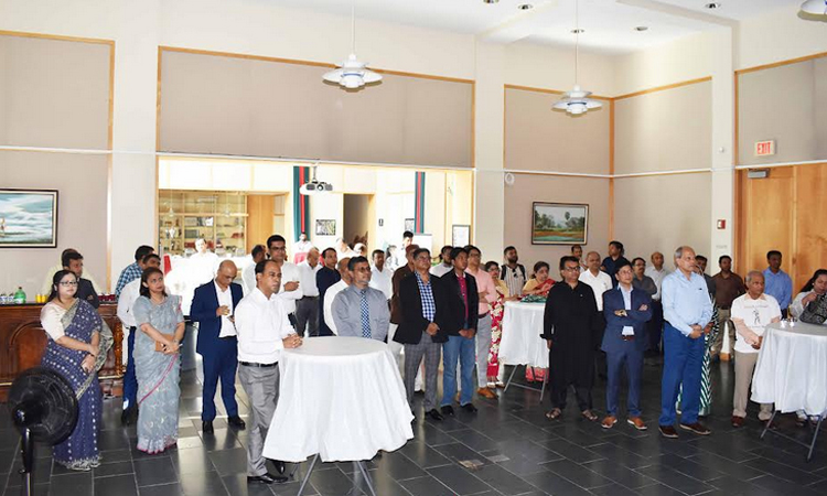 ওয়াশিংটনে বাংলাদেশ দূতাবাসে জুলাই গণঅভ্যুত্থানের প্রথম বার্ষিকী উদযাপন