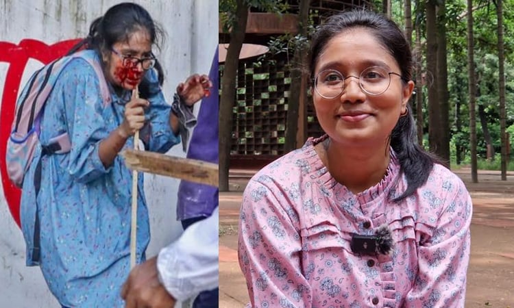 হল গেইটের তালা ভেঙে ১৪ জুলাই রাতেই হাসিনাকে লাল কার্ড দেখিয়েছিলাম : সানজিদা তন্বি