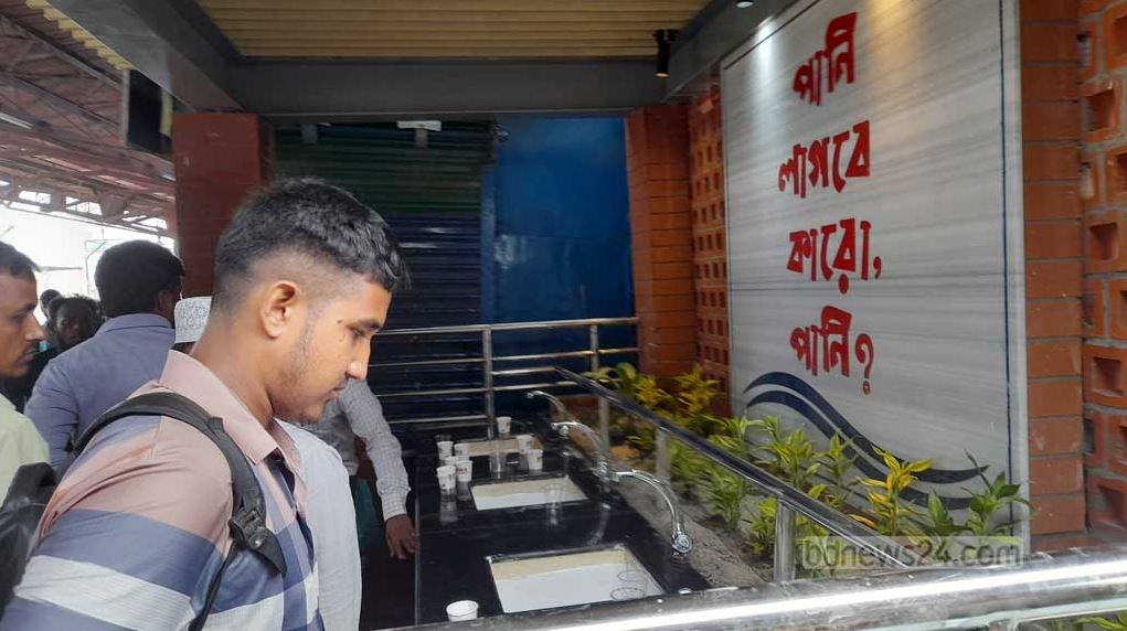 জয়দেবপুর রেলস্টেশনে ‘মুগ্ধ সুপেয় পানির কর্নার’ উদ্বোধন
