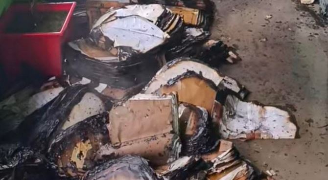 কলারোয়া উপজেলা প্রাথমিক শিক্ষা অফিসে আগুন