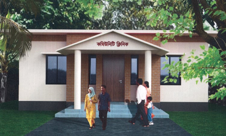 প্রান্তিক মানুষের স্বাস্থ্যসেবায় নির্মাণ হচ্ছে আরও ৫১৬টি কমিউনিটি ক্লিনিক 