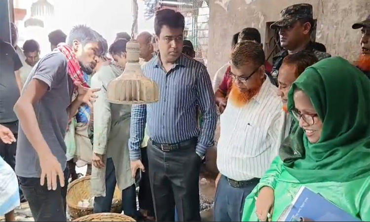 চাঁদপুরে ইলিশের বাজার নিয়ন্ত্রণে ভোক্তা অধিদপ্তরের অভিযান