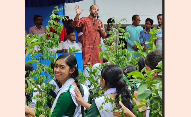 টাঙ্গাইলের ঘাটাইলে বিএনপির বৃক্ষরোপণ কর্মসূচি 