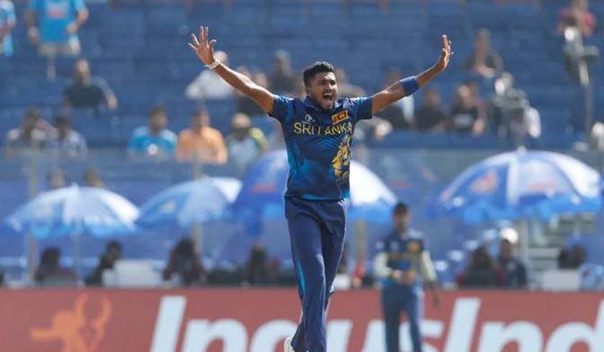 মাদুশাঙ্কার হ্যাটট্রিকে নাটকীয় জয় শ্রীলংকার