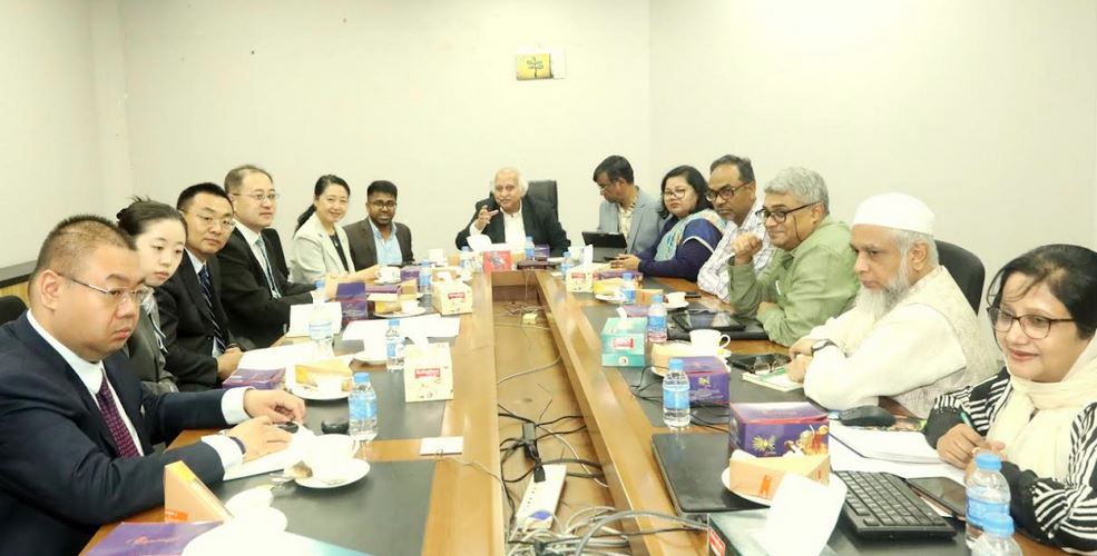 ইউজিসি চেয়ারম্যানের সঙ্গে চীনের প্রতিনিধিদলের সাক্ষাৎ