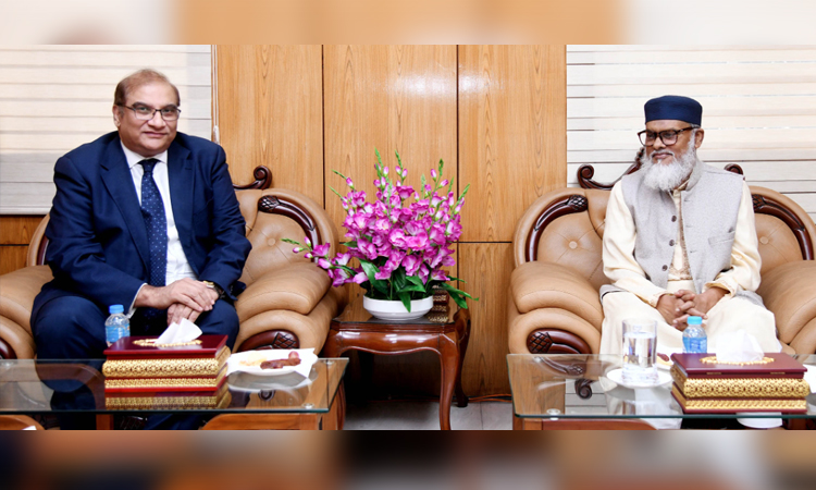 ধর্ম উপদেষ্টার সঙ্গে পাকিস্তানের নবনিযুক্ত হাইকমিশনারের সৌজন্য সাক্ষাৎ 