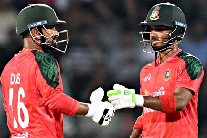 তানজিদ ও লিটনের উন্নতি; অলরাউন্ডার তালিকায় শীর্ষে রাজা