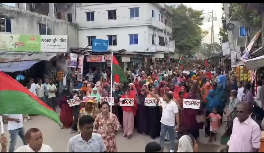 রাজশাহীর বাগমারায় বিএনপির প্রতিষ্ঠাবার্ষিকী উপলক্ষে বর্ণাঢ্য শোভাযাত্রা